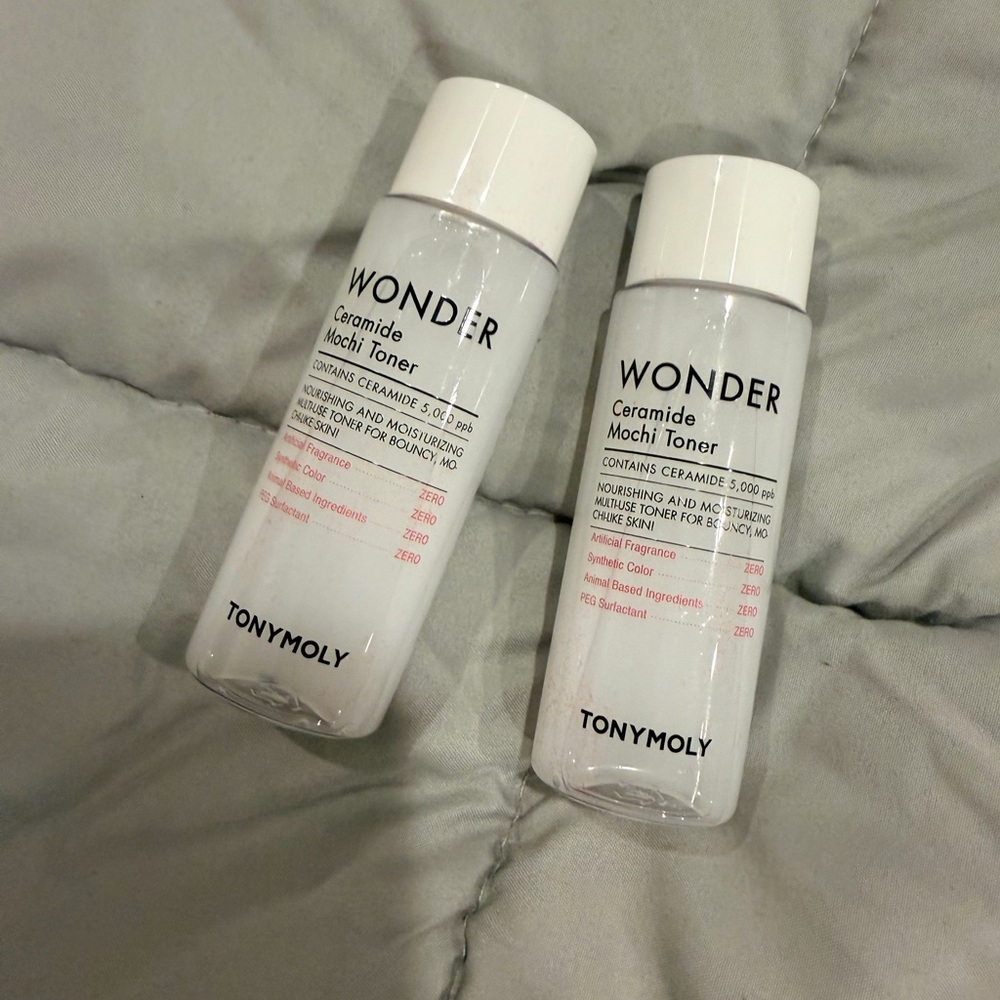 2packs of TonyMoly Wonder Ceramide Mochi Toner - White